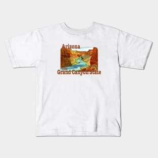 Arizona, The Grand Canyon State Kids T-Shirt